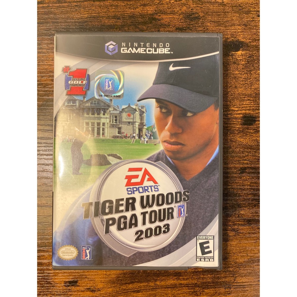 Tiger Woods PGA Tour 2003 Nintendo GameCube GC EA Sports Golf Game Complete CIB